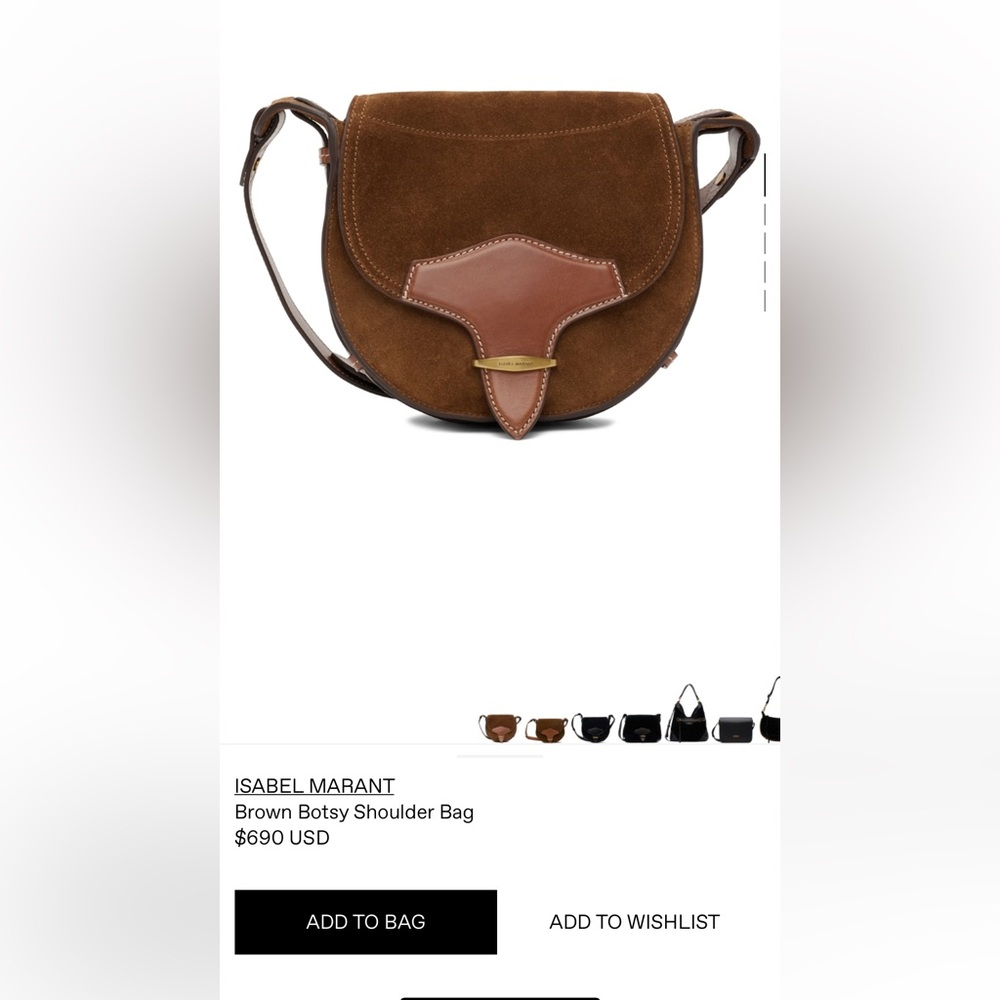 Isabel marant brown botsy shoulder bag, brown